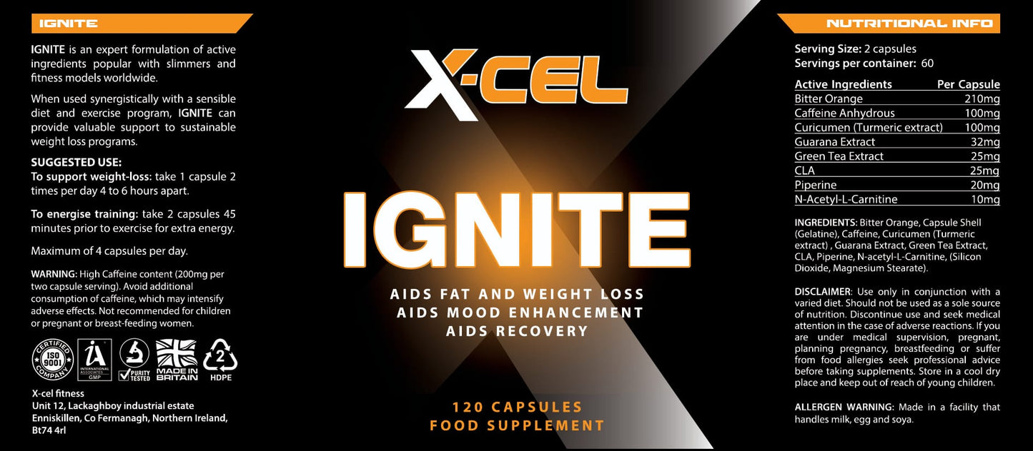X-CEL IGNITE Premium Fat Burner